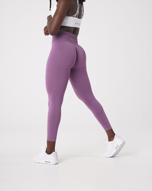 NVGTN Solid Seamless Leggings Orchid | 597LTKMAO
